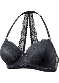 Lascana Damen Neckholder-BH in schwarz ,Gr&ouml;&szlig;e 75C, Witt, 91% Polyamid, 9% Elasthan