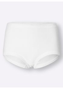 wäschepur Damen Taillenslip in weiß ,Größe 56/58, Witt, 80% Baumwolle, 20% Polyamid