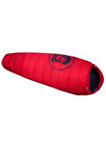 Trollkids Kid's Fjell Dreamer II Extendable Kids' sleeping bag Kids (160-190 x 68 x 45 cm - User height: 130-170 cm, red)