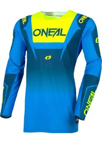 O Neal ONeal Prodigy Five Five, maillot , couleur: Bleu Clair/Jaune N&eacute;on/Bleu Fonc&eacute; , taille: XXL