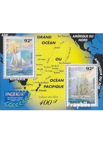 Francés Polinesia Bloque 22 (completa.edición.) nuevo con goma origina