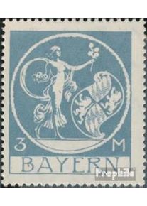 Baviera 192II, punto arriba a escudo de armas (campo 18) nuevo con gom