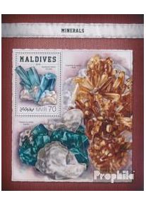 Maldivas bloque 1161 (completa. edición) nuevo con goma original 2018