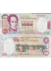Venezuela Pick-No.: 76d, 9-digits nueva 1998 1.000 Bolivares