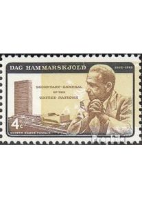 EEUU 833II C (completa.edición.) nuevo con goma original 1962 dag hamm