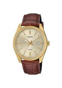 Casio, Armbanduhr, MTP-1302PGL-9AVEF, Braun, (Analoguhr, 38.50 mm)