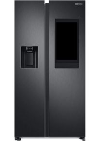 Samsung RS6HA8891B1 Side-by-Side Stand-Kühl-Gefrierkombination 98cm breit 614 Liter NoFrost Wasserspender Crushed Ice Edelstahl schwarz
