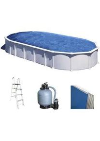 Waterman Gre Haiti Ovale 915x470x132cm - Oberirdischer Pool - Eingegrabene Balken