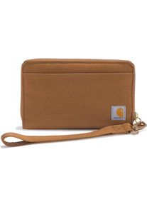 Carhartt, Damen, Portemonnaie, Portfel nailoninė antis layflat Clutch ruda, Braun