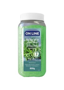 On Line, Fusspflegemittel, Kräutersalz für die Füsse - Relax 800g (Fussbad)