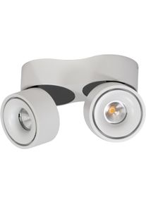 Deko Light Uni II Double LED Deckenaufbauleuchte Deckeleuchte 2-flammig 20W warmweiß signalweiß