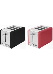 ECG ST 2708 Tradizione Nero, Toaster, Schwarz