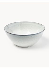 Broste Copenhagen Bol grande artesanal Nordic Sand, Ø 25 cm Gris Loza de barro Ø 25 x Al 11 cm