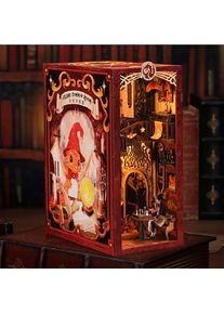 Flame Common Room Book Nook - Kit de Modèle en Bois