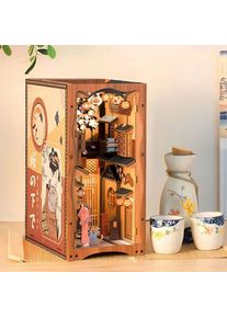 Sakura - Sous l'arbre de Sakura Book Nook Kit Modèle Bois