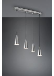 REALITY Farin Hanglamp Nikkel, 4-lichts