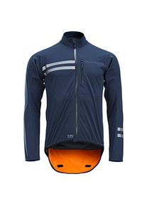 VAN RYSEL Rain Jacket Endurance Cycling jacket Men (S, blue)