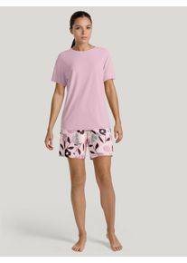 Calida Pigiama corto per Donna, XS XS, Viola, Abbigliamento da notte leggero in morbido single jersey