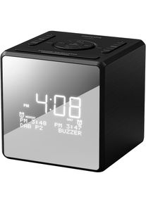 Philips , Uhrenradio »TAR 4600«, (UKW mit RDS-Digitalradio (DAB+) 1,4 W) , Schwarz , Helligkeit einfach anpassen oder das LCD-Displays nachts dimmen