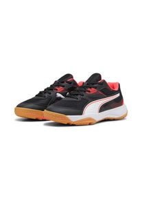 Puma , Hallenschuh »SOLARFLASH JR II« , Puma Black-Fire Orchid-Puma White-Gum , 38,5 , 38,5 , Reguläre bis breite Passform