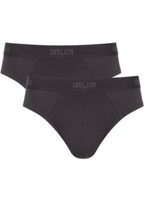 Sloggi , Slip »SLG Base Brief C2P«, (2er Pack), weiches und edles Material , CHARCOAL , L , L , Slips im 2er-Pack