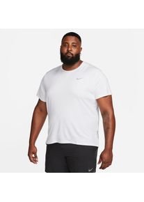 Nike , Laufshirt »DRI-FIT UV MILER MEN'S SHORT-SLEEVE RUNNING TOP« , WHITE/REFLECTIVE SILV , XL , XL , Die Nike Dri-FIT-Technologie leitet Schweiß...
