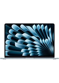 Apple , Notebook »MacBook Air 15" (2025)«, 38,86 cm, / 15,3 Zoll, M4, 10-Core CPU, 256 GB SSD , Himmelblau