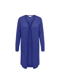 Only CARMAKOMA , Strickjacke »CARANNIE LIFE LS LONG OPEN CARDIGAN KNT« , clematis blue , XL (54) , XL (54) , Curvy Longcardigan von Only CARMAKOMA