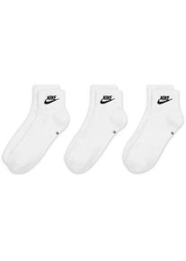 Nike Sportswear , Socken »EVERYDAY ESSENTIAL ANKLE SOCKS (3 Pair)«, (Set, 3 Paar) , weiß , XL (46/50) , XL (46/50) , 3er Pack Sportsocken von NIKE...