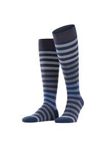 Burlington , Kniestrümpfe »Blackpool«, gestreift, blickdicht, passend von Gr. 40-46 atmungsaktiv , dark blue mel. , 40-46 , 40-46 ,...