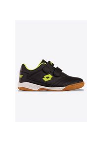 Lotto , Hallenschuh, mit Klettverschluss , BLACK/FR.YELLOW , 26 , 26 , Funktionaler Hallenschuh von Lotto