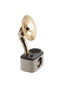 Sangean , Retro-Radio »CP-100D«, (Bluetooth Digitalradio (DAB+)-FM-Tuner), Digital Retro Design Gramophone , goldfarben , CH-In USB Typ C