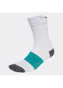adidas Performance , Damen , Funktionssocken »RUNxBOOST Sock« , White / Pure Teal , XL (46/48) , XL (46/48) , Performance Laufsocken mit CLIMACOOL,...