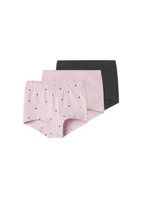 name it , Panty »NMFTIGHTS 3P WINSOME HEARTS NOOS«, (Packung, 3 St.) , Winsome Orchid , 104 , 104 , Unterwäsche von name it für Mädchen