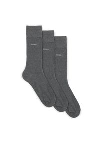 BOSS , Businesssocken »3P RS Uni CC«, (3 Paar), mittelhoch, verstärkte Zehen- und Fersenpartie , Medium Grey 031 , 47-50 , 47-50 , Dreier Pack...