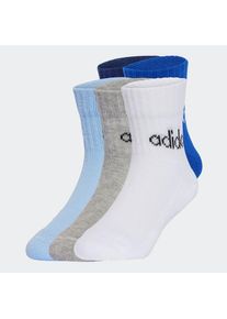 adidas Performance , Funktionssocken »KIDS LIN ANK 5P«, (5 Paar) , Dark Blue / Royal Blue / Glow Blue / Medium Grey Heather , XXL (31/33) , XXL...