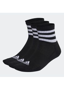 adidas Performance , Funktionssocken »3STREIFEN CUSHIONED SPORTSWEAR MIDCUT SOCKEN, 3 PAAR«, (3 Paar) , Black / White , XXL (49/51) , XXL (49/51) ,...