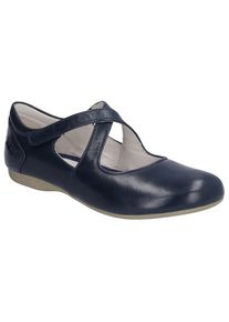 Josef Seibel , Riemchenballerina »Fiona 72«, Spangenschuh, Halbschuh, Festtagsschuh mit Klettverschluss , nachtblau , 37 , 37 , Eleganter Ballerina...
