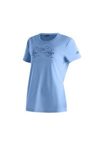 Maier Sports , T-Shirt »Wilma Print«, Damen Funktionsshirt, Freizeitshirt mit Aufdruck, Regular Fit , pastellblau , 42 , 42 , Funktionales T-Shirt...
