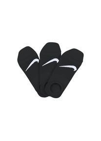 Nike , Füßlinge, (3 Paar), mit atmungsaktivem Mesh , 3x schwarz , M (38/41) , M (38/41) , Trainingssocken mit Dri-FIT-Technologie für kühle und...