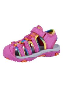 Richter , Sandale »Boulder WMS: mittel«, Badeschuh im Pride-Look, Größenschablone zum Download , fuchsia/rainbow bunt , 29 , 29 , Sandale mit...