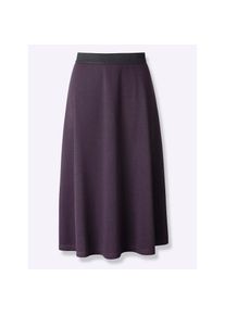 Classic Basics , Jerseyrock , bordeaux + aubergine , 22 , 22 , Jersey-Qualität