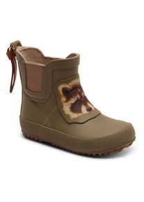 bisgaard , Gummistiefel »baby rubber«, Regenstiefel, Matsch-Schuh, Regenschuh mit Stretcheinsatz , khaki Waschbär , 25 , 25 , Wasserabweisender...