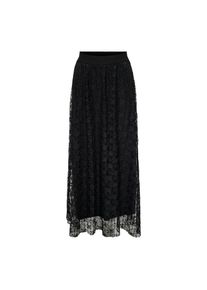 Only , Faltenrock »ONLHENY LACE SKIRT JRS« , Black , M (38) , M (38) , Maxirock von Only