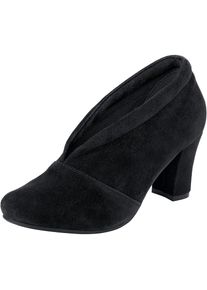 Andrea Conti , Pumps , schwarz , 39 , 39 , Aus softem Ziegen-Veloursleder