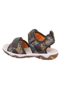 Superfit , Sandale »MIKE«, Sommerschuh, Klettschuh, Outdoorschuh, mit Klettverschlüssen , grau-orange , 31 , 31 , Sandale mit andersfarbigem...