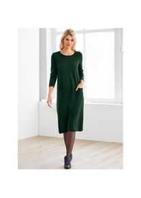 Heine , Strickkleid »Strickkleid« , moos , Normalgrößen , 34 -Normalgrößen , 34 , figurumschmeichelnde Schlupfform
