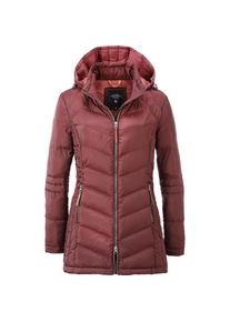 DEPROC Active , Steppmantel »AEMILIA LONG WOMEN«, auch in Großen Größen erhältlich , weinrot , 44 (L) , 44 (L) , besonders warmer...