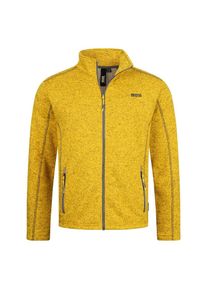 DEPROC Active , Fleecejacke »YORKTON V MEN«, weiche Fleecejacke in traditioneller Optik , gelb , XXL , XXL , Leichte Basic-Fleecejacke mit Stehkragen