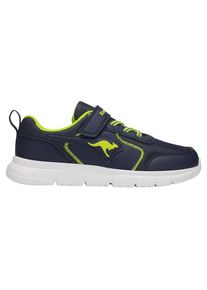 Kangaroos , Sneaker »K-ETK ZIG EV« , dk navy/lime , 34 , 34 , Vielseitiger Sneaker von Kangaroos mit Klettverschluss und Schnürung